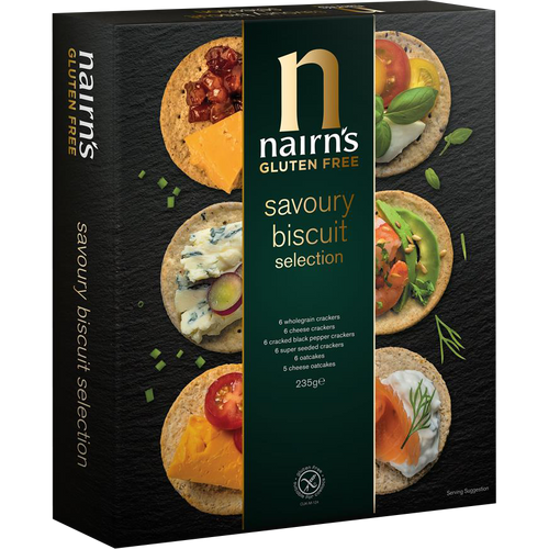 Gluten Free Savoury Biscuit Selection Pack 235g