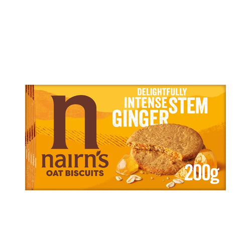 Stem Ginger Oat Biscuits 200g<br><br>
