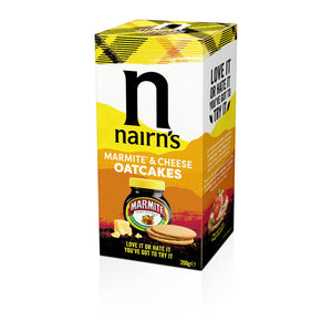 Marmite & Cheese Oatcakes 200g