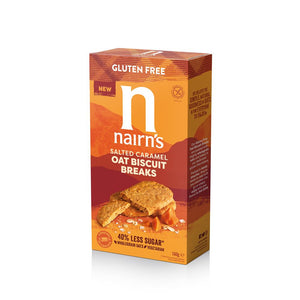 Gluten Free Salted Caramel Oat Biscuit Breaks 160g